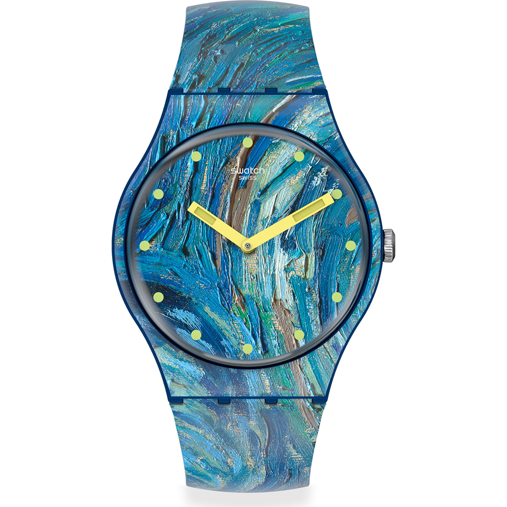 Orologio Swatch Specials and Limited Editions SUOZ335 The starry night by  Vincent van Gogh • EAN: 7610522834842 • Orologio.it