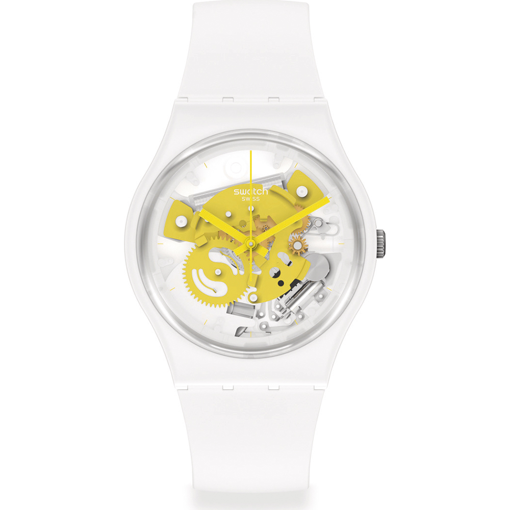 Orologio Swatch Standard Gents SO31W105 Time to yellow small