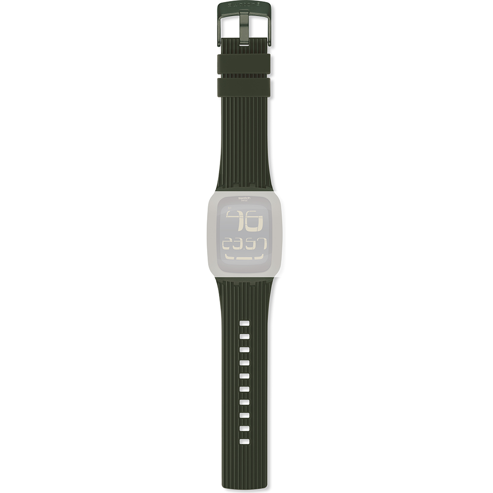 Cinturino Swatch ASURG101 Touch Olive • Rivenditore ufficiale • Orologio.it