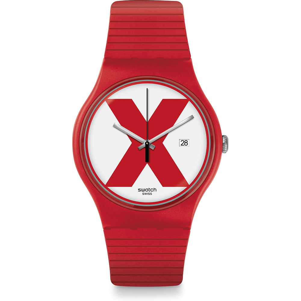 Orologio Swatch NewGent SUOR400 Xx-Rated Red