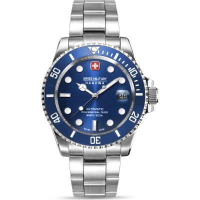 Swiss Military Hanowa Orologio Uomo Analogico Quarzo 32019517 - Cassa In Acciaio, Vetro Zaffiro
