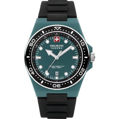 Orologio Swiss Military Hanowa Greyhound Chrono - Cassa 43mm, Vetro Zaffiro, Movimento Svizzero