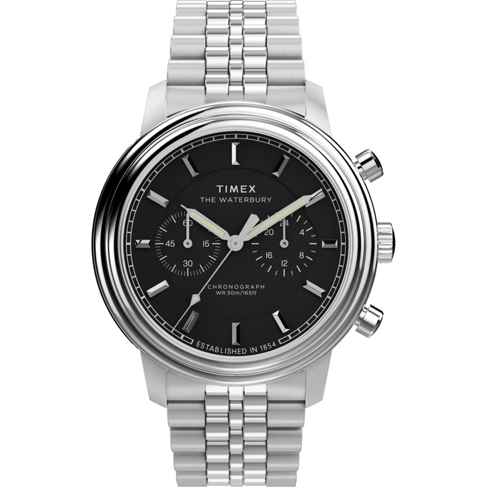 Timex Waterbury Classic Chrono 40mm, orologio elegante al quarzo in