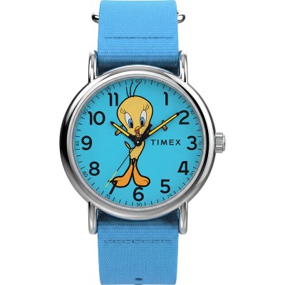 Orologio Timex X Warner Brothers TW2Y99500 Looney Tunes x Timex Tweety Bird Weekender