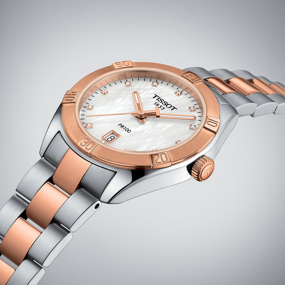 Tissot T-Classic Tradition Open Heart T.063.907.160.5800 - Automatico, Quadrante Nero, Cinturino Pelle, Swis