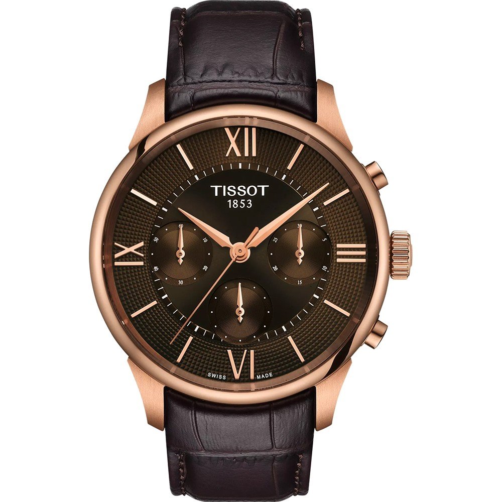 Tissot Heritage Visodate | Orologio Analogico Al Quarzo Svizzero | Acciaio Inox E Cinturino Marrone | Referenza 7611608286364