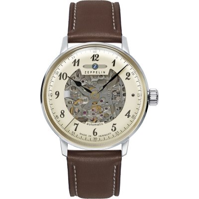 Orologio Zeppelin LZ 129 Hindenburg 8068-5 LZ 129 Hindenburg Skeleton
