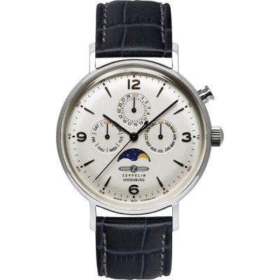 Orologio Zeppelin LZ 129 Hindenburg 8074-5 LZ 129 Hindenburg Mondphase